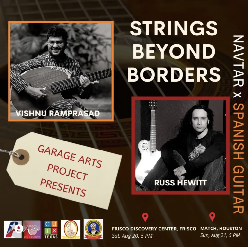 Concerts with Indian guitarist Vishnu R – Russ Hewitt Music